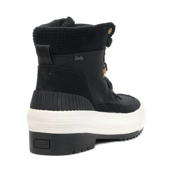 Keds Fielder Women's Hi Top Suede Nylon Velvet Black Hiker Boots Size 11 NEW - Picture 7 of 9